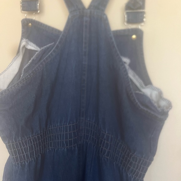 Vintage 80s Dreams denim bib Overalls Size Med so cute! - Picture 6 of 12